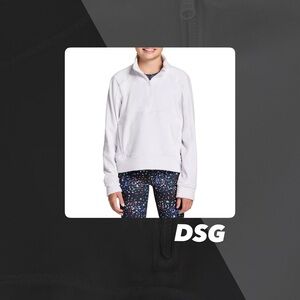 EUC DSG Velour Fleece 1/2 Zip Pullover